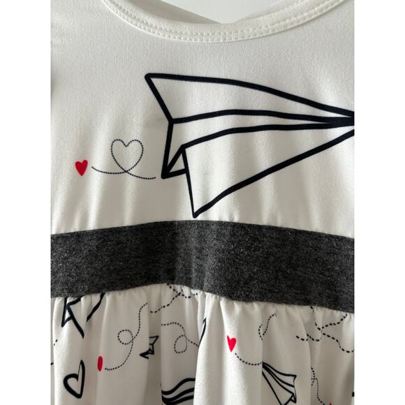 TwoCan Paper Airplane Dress Size 2T - Picture 2 of 5